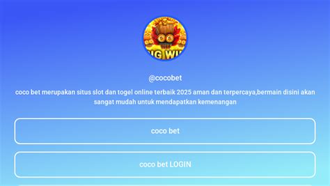 Raih Kemenangan Besar dengan Login Slot Cocobet! Nikmati Serunya Bermain Slot Online Terbaik!