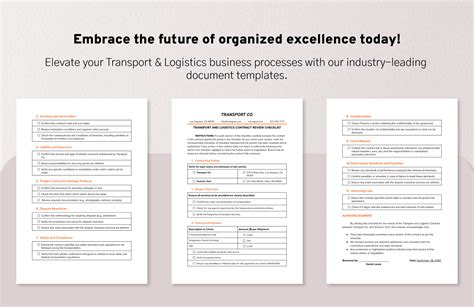 Logistics and Contract Review