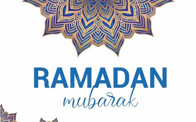 Logo Ramadhan Dengan Tema Bunga