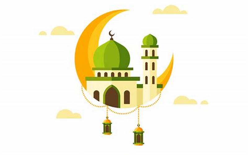Logo Ramadhan Dengan Tema Masjid