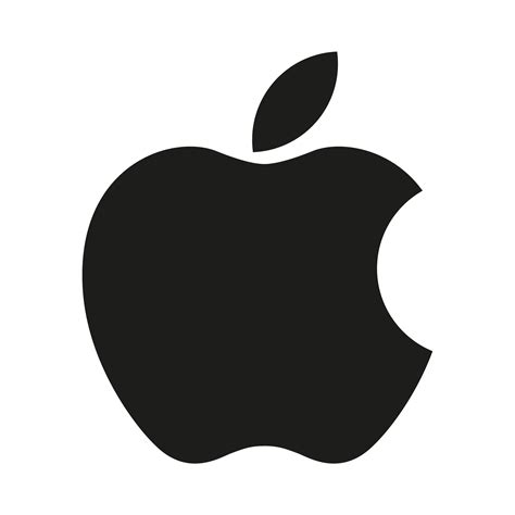 Logo Apple dengan Desain Flat