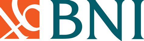 Logo Bank BNI oranye dengan tulisan BNI