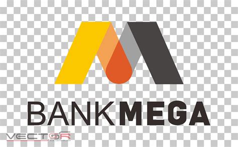 Logo Bank Mega merah dengan tulisan Mega