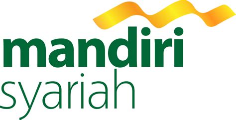Logo Bank Syariah Mandiri hijau dengan tulisan Syariah Mandiri
