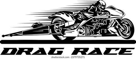Logo Drag Bike Racing