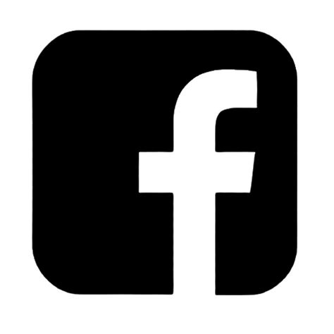 Logo Facebook hitam putih