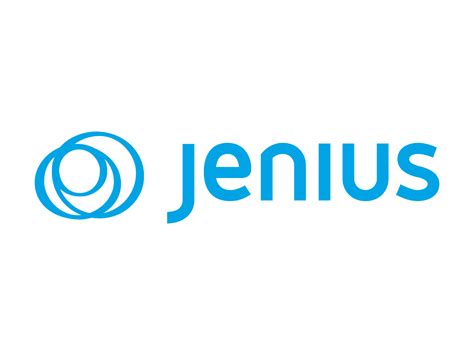 Logo Jenius biru dengan tulisan Jenius