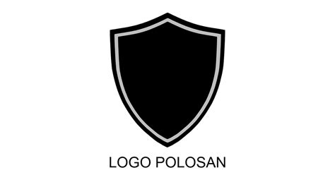 Logo Polosan Hitam Putih