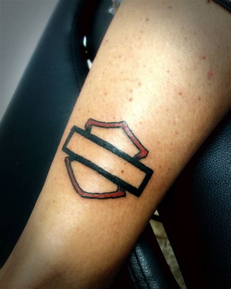 Logo Small Harley Davidson Tattoos