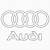 Logotipo Da Audi para colorir imprimir e desenhar