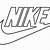 Logotipo Da Nike para colorir imprimir e desenhar