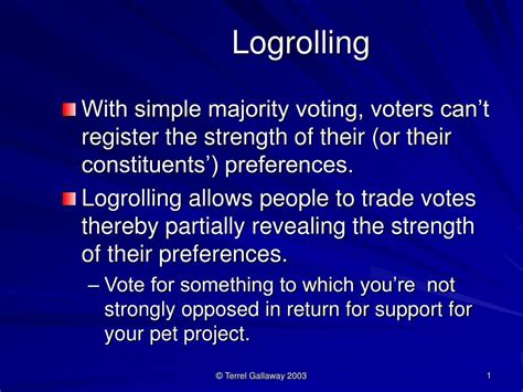 Mastering the Art of Political Strategy: Unraveling Logrolling Definition in AP Gov