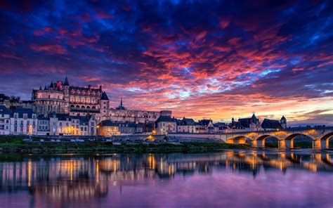 Loire Valley sunset view