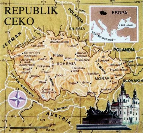 Lokasi Geografis Ceko