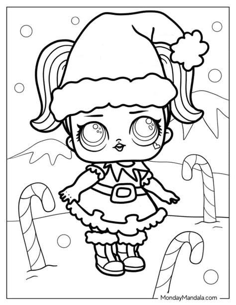 Lol Christmas Coloring Pages