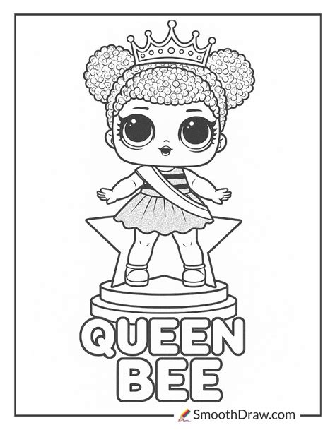 Lol Coloring Pages Queen Bee