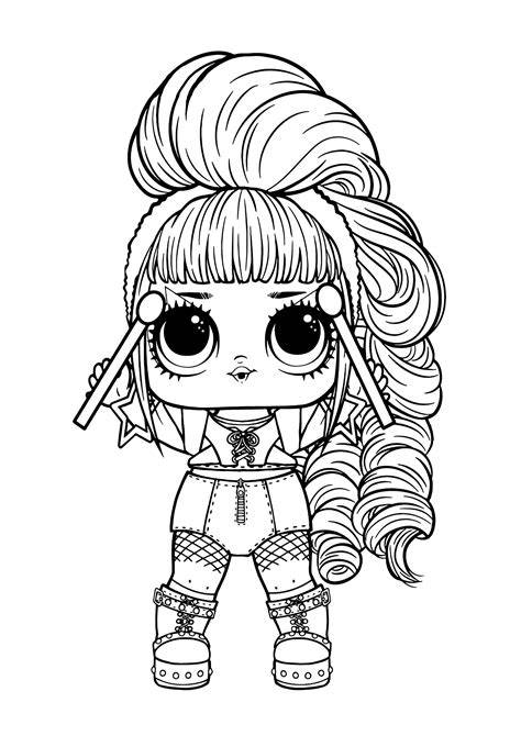 Lol Dolls Coloring Pages Boys