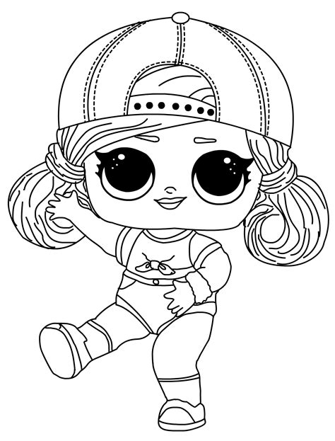 Lol Dolls Printable Coloring Pages