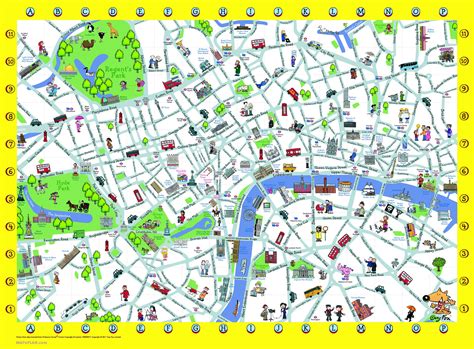 London Attractions Map Printable