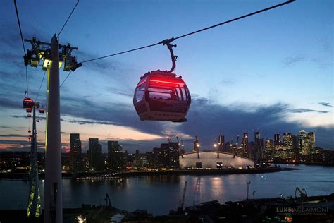 London Cable Car night