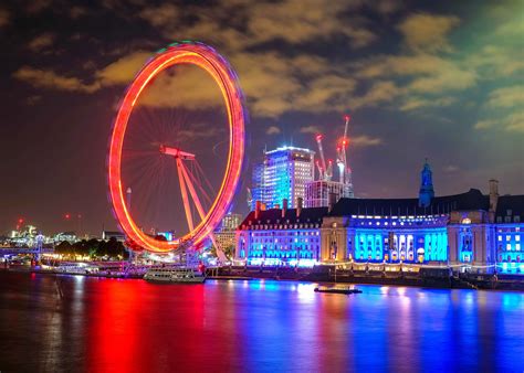 London Eye at night