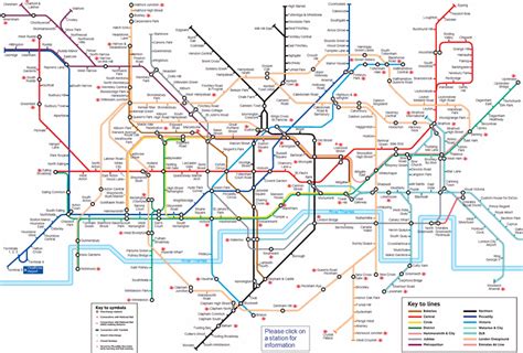 Interactive London Underground network Map WordlessTech
