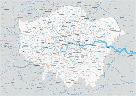 London Postcode Map Biopest Management Ltd