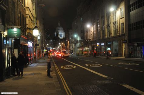 London Streets at Night