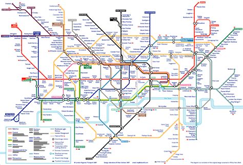 London Subway Map Printable