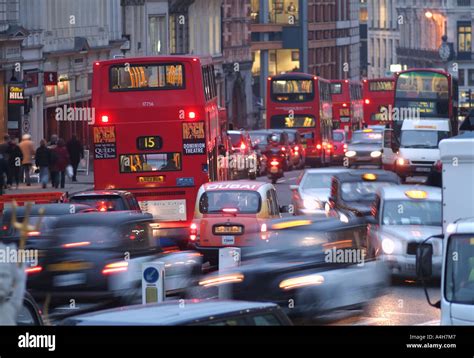 London traffic jam