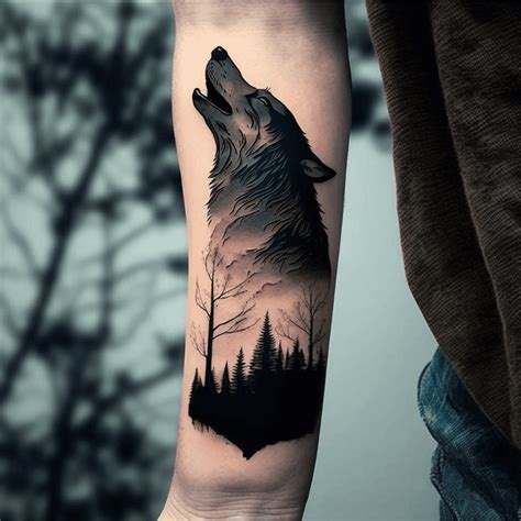 Lone Wolf Tattoo Ideas