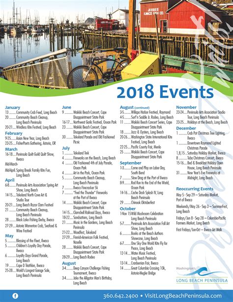 Long Beach Island Calendar Of Events