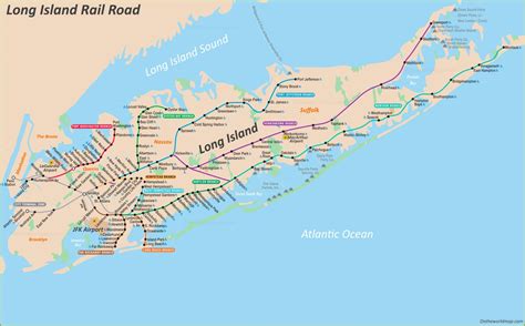 Long Island Rail Map