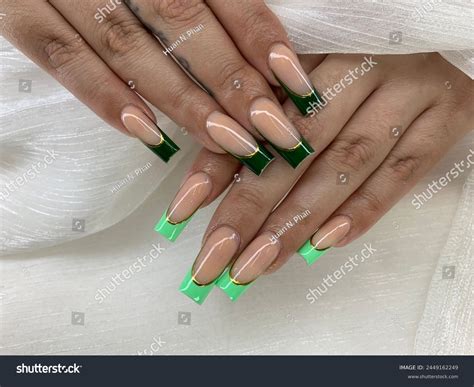 Long Acrylic Nail Set Coffin