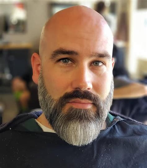 Long Beard Styles For Bald Men