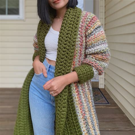 Long Crochet Cardigans