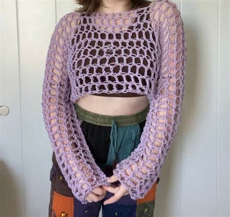 Long Crochet Top