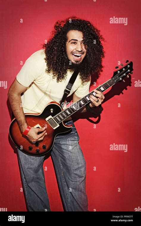 Long Curly Hair Musician