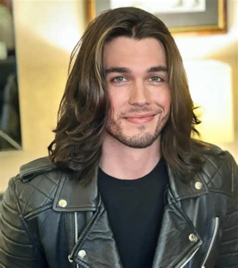 Long Flowing Hair with a Middle Part