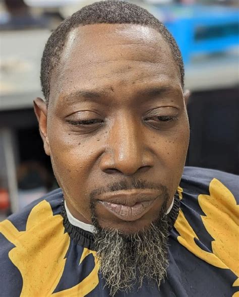 Long Goatee Black Man