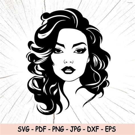 Unleash Your Inner Goddess: Long Hair SVG Collection for Stunning Designs