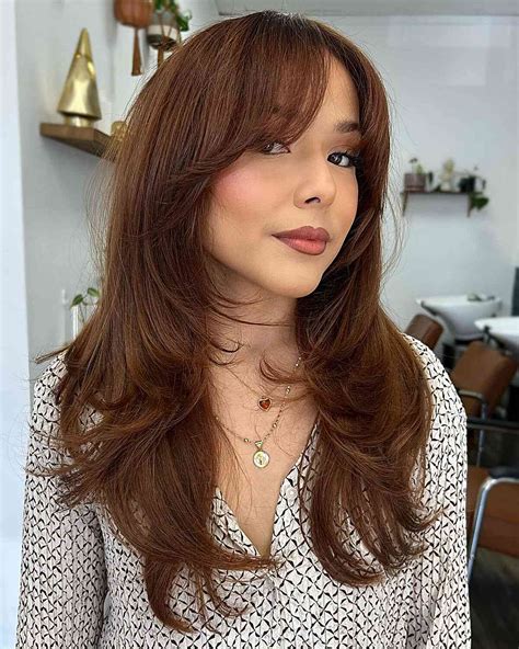 Long Hair Trends Layers and Bangs