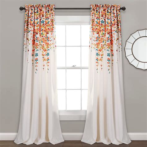 NANAN Kitchen Curtains 45 inch Long Casual Weave Small Window Curtain Kitchen