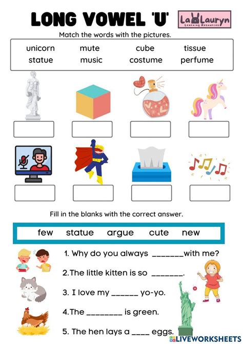 Long U Worksheet