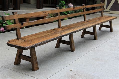 Long Wood Bench