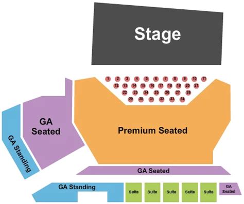 Longhorn Ballroom Seating Chart View