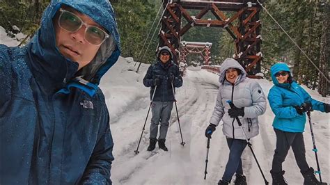 Longmire snowshoeing