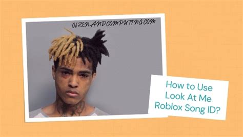 Look At Me Roblox ID