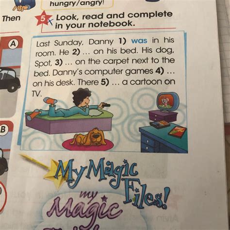 Look Read And Complete In Your Notebook