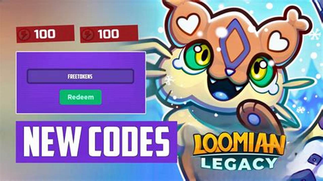 Loomian Legacy Codes July 2024